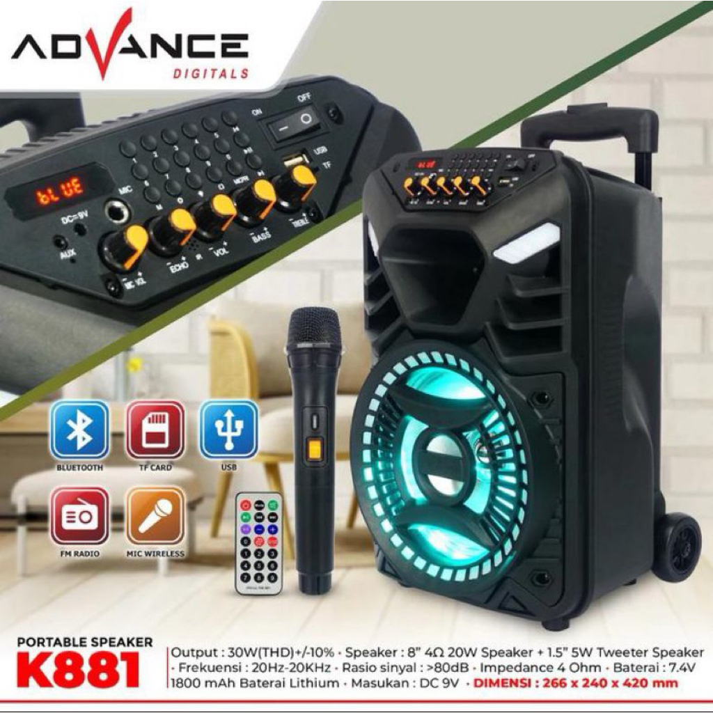 ADVANCE SPEAKER K881