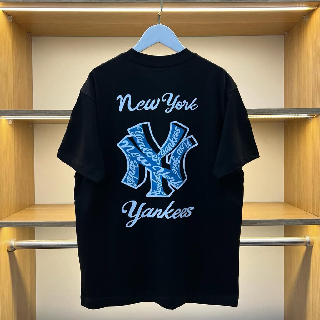 Tshirt Kaos New Era New York Yankes Import Full Cotton 20s Super Premium Unisex No Bordir
