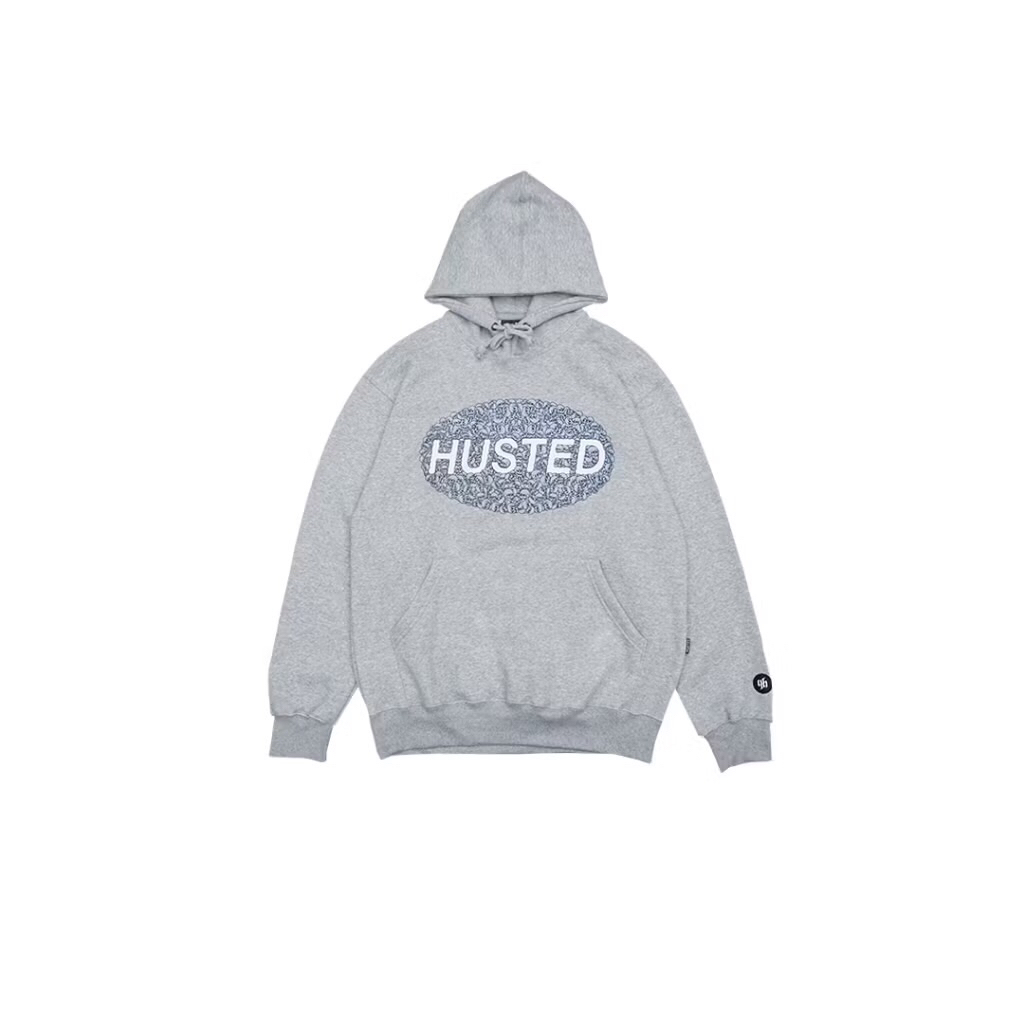 HUSTED YOUTH - DEADLOG GREY HOODIE