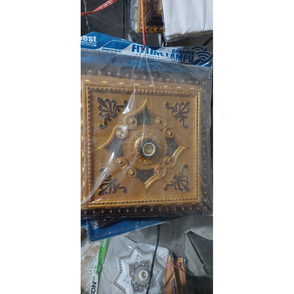 ornamen plafon pvc 40x40