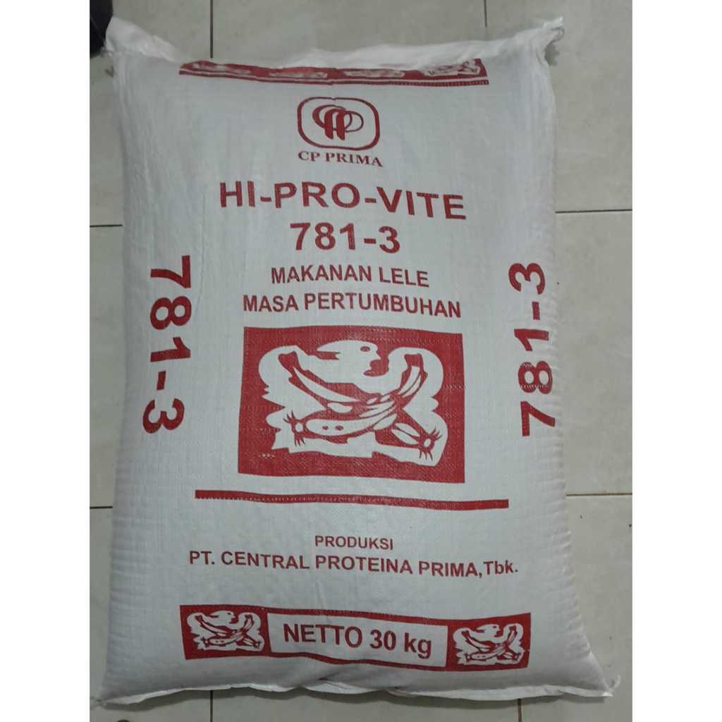 781 / 781-3 Pakan Ikan lele nila gurame 1 sak 30 kg Hanya Pengiriman Instan