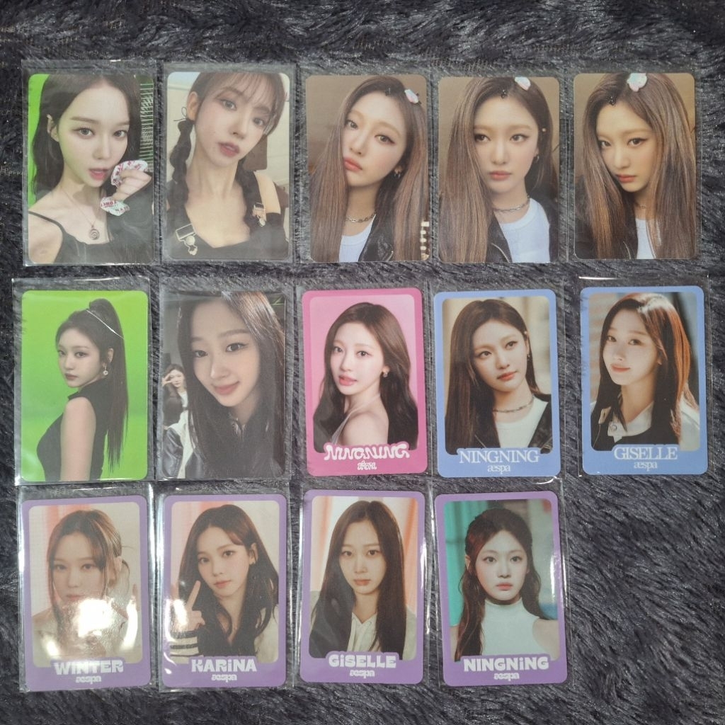 AESPA Official Photocard PC CTMI Trading Card TC Come to MY Illusion Karina Giselle Winter Ningning