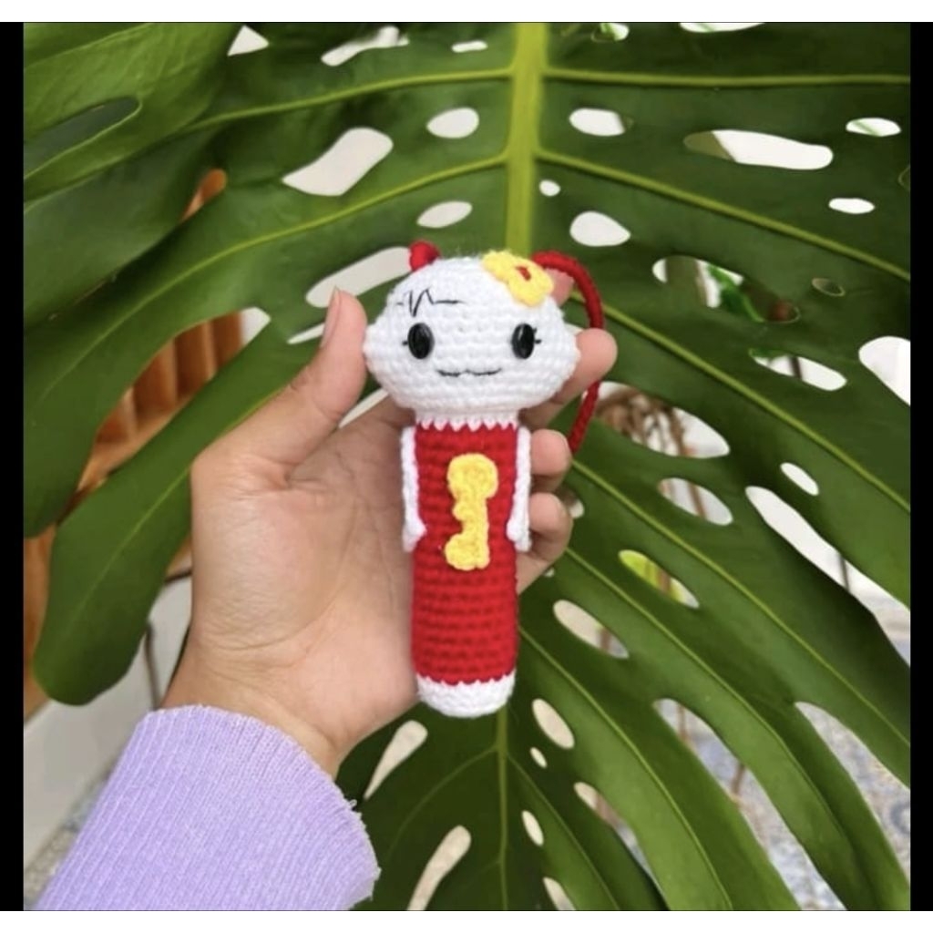 holder lipbalm, holder freshcare, crochet, handmade, rajut, aksesoris, gantungan tas