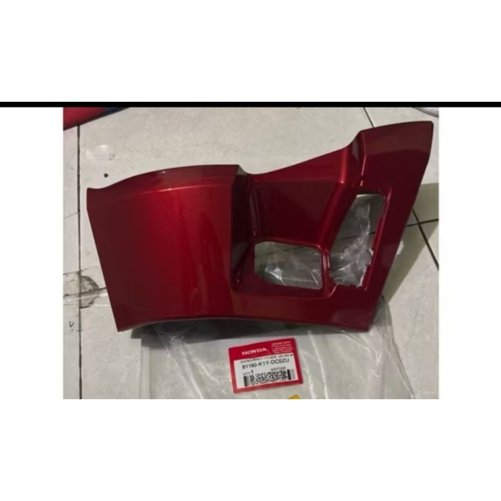 Outer inner Cover kantong PCX 160 roadsync new terbaru 2025 merah maroon 81140K1YDC0ZU