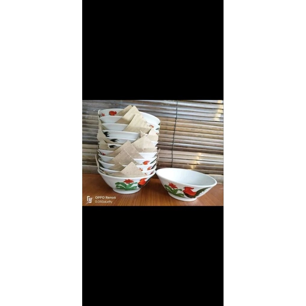 Mangkok Ayam Jago(KERAMIK)