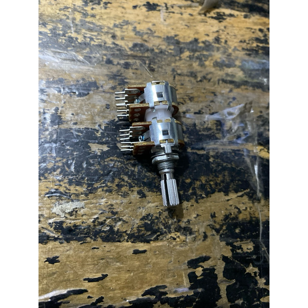 Potensio double C100k 12pin Original Potensio C100k Double