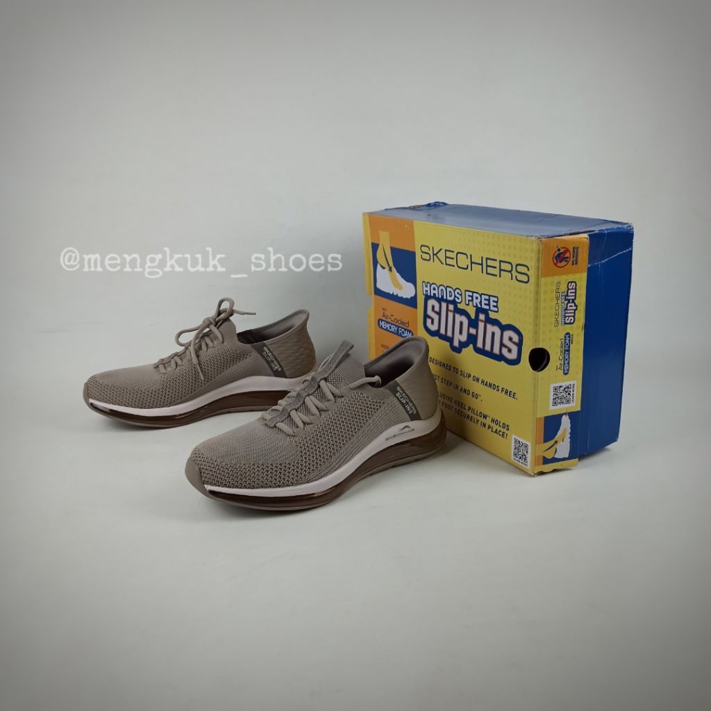 Sneakers Skechers Skech AIR ELEMENT 2.0 NEW WIND size 42 TAUPE BNIB Original - SEPATU MEN SNEAKERS A