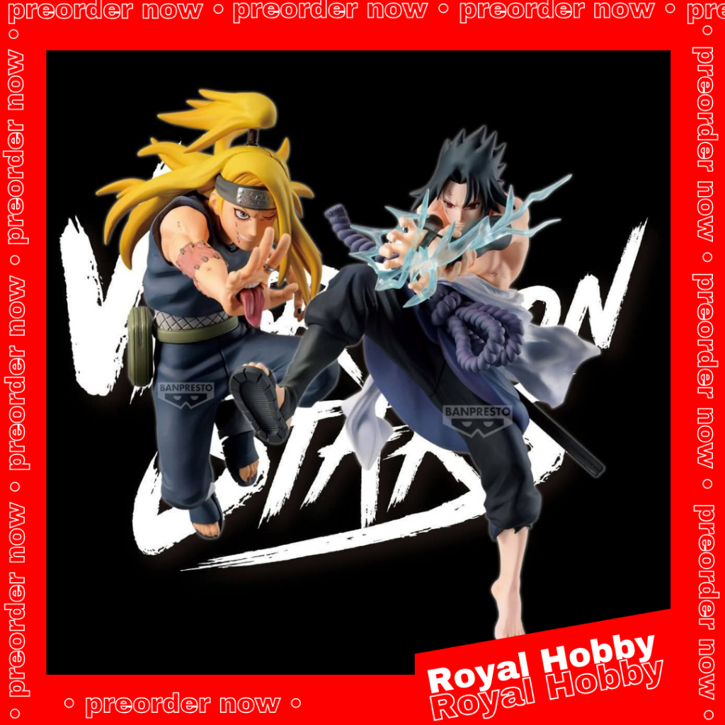 Banpresto -NARUTO 72 SERIES- VOL 40 VIBRATION STARS DEIDARA & SASUKE UCHIHA