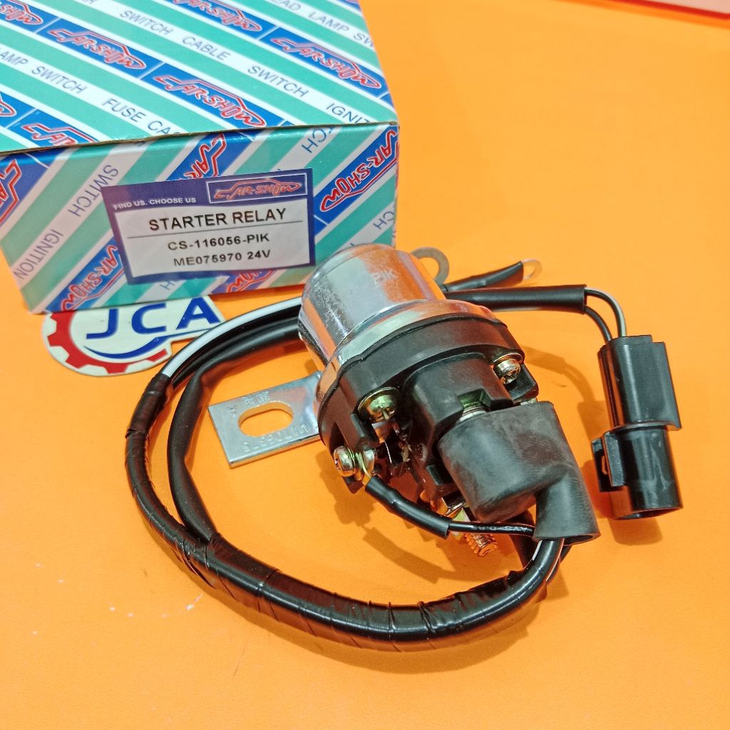 RELAY STARTER STATER 24V FUSO PS190 FM516 FM517 ASLI CARSHOW TAIWAN