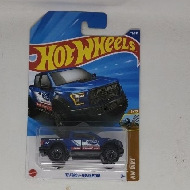HotWheels 17 Ford Raptor F-150 Raptor Warna Biru