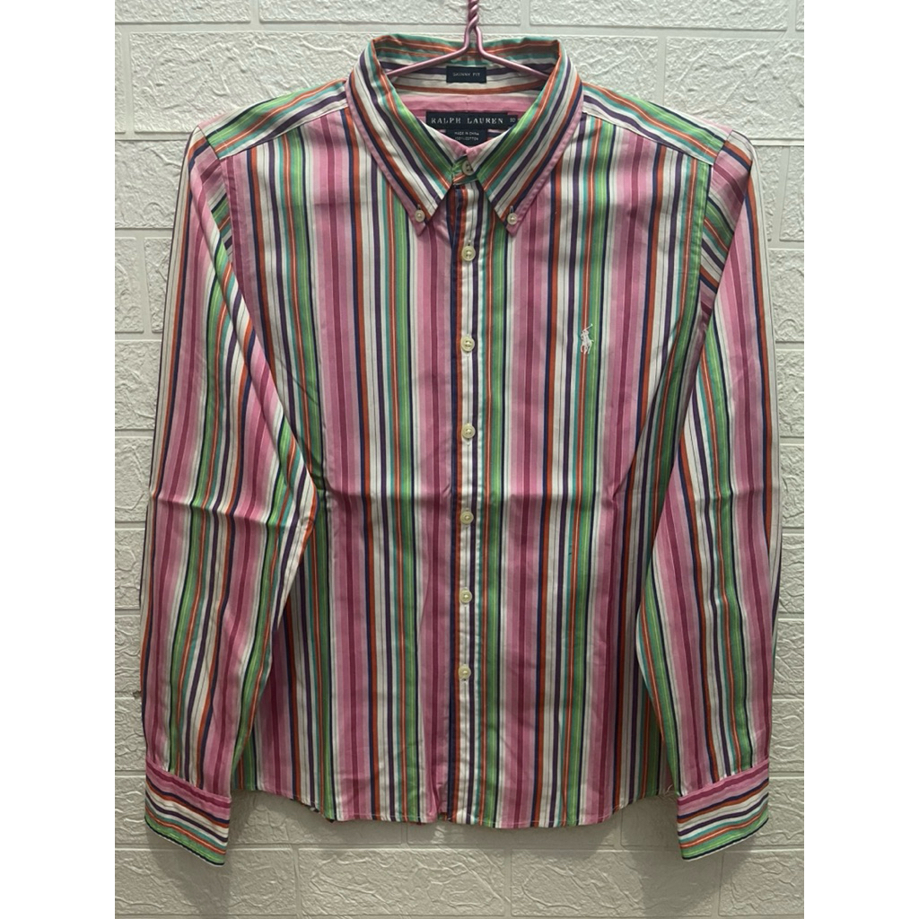 Kemeja Lengan Panjang Polo Ralph Lauren Original Second