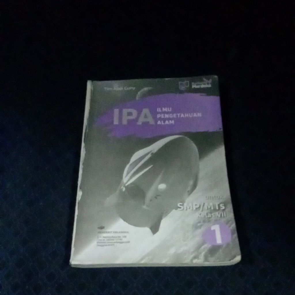 IPA KELAS 1 SMP KURIKULUM MERDEKA ERLANGGA