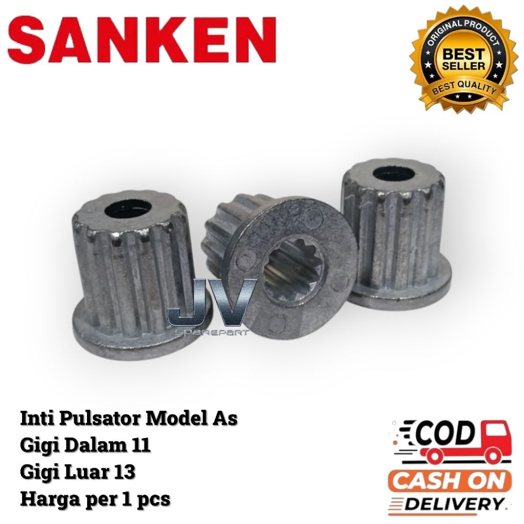 INTI PULSATOR - GEAR PULSATOR MESIN CUCI SANKEN AS GIGI 11