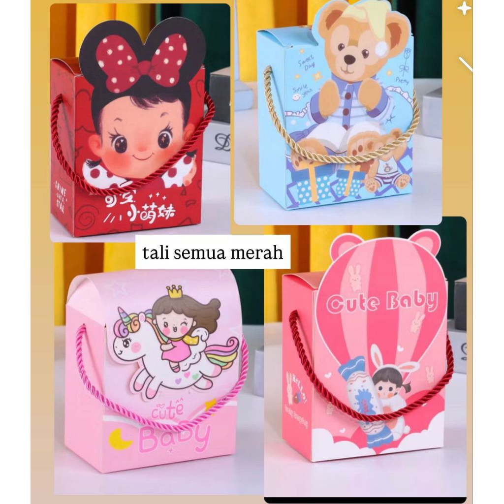 paper bag ulang tahun anak /bingkisan ultah/goodie bag /paper bag