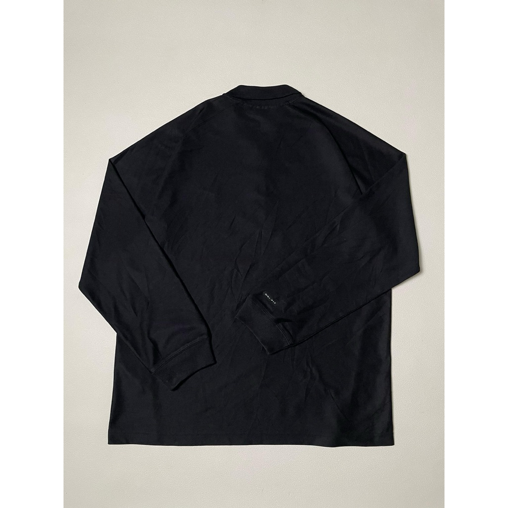 Polo t-shirt Long Sleeve Black