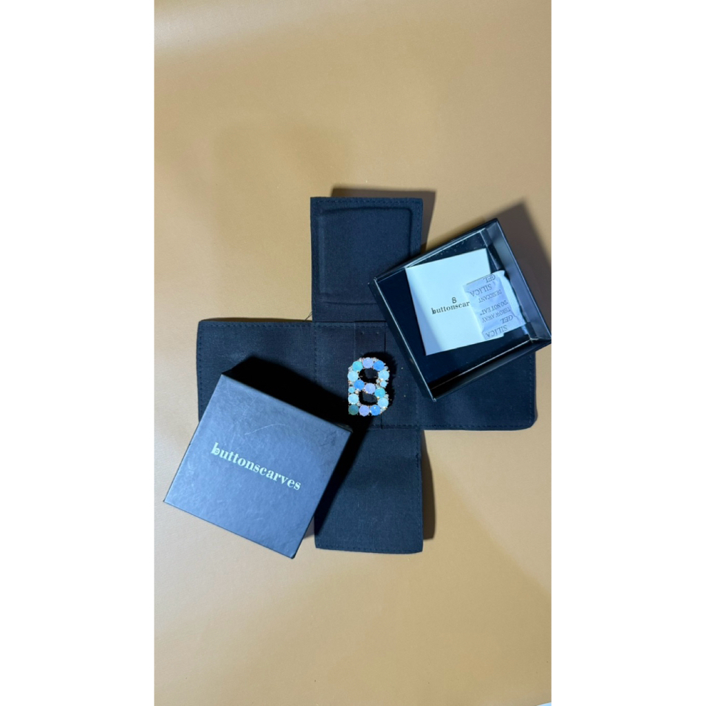 Buttonscarves Orlin Brooch - Opal Multicolor ORIGINAL