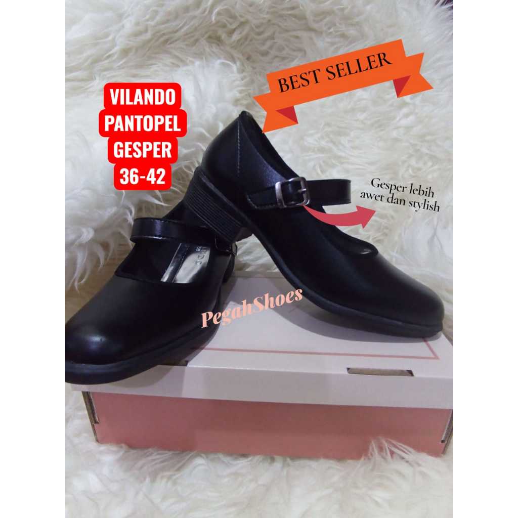 Sepatu Pantopel Pantofel PDH Paskibraka wanita VILANDO | CTC