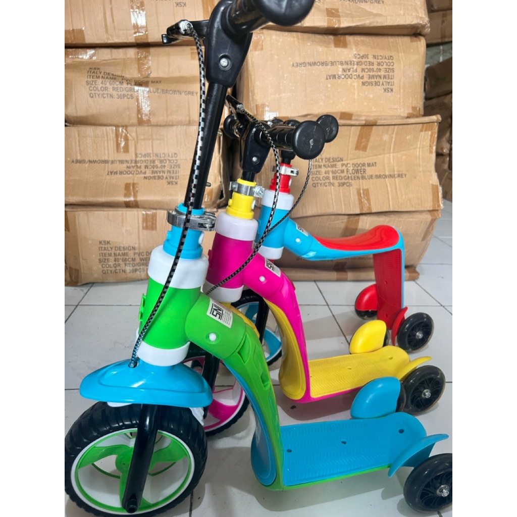 Sepeda Skuter dorong anak 2 IN 1 SNI 3+ Tahun