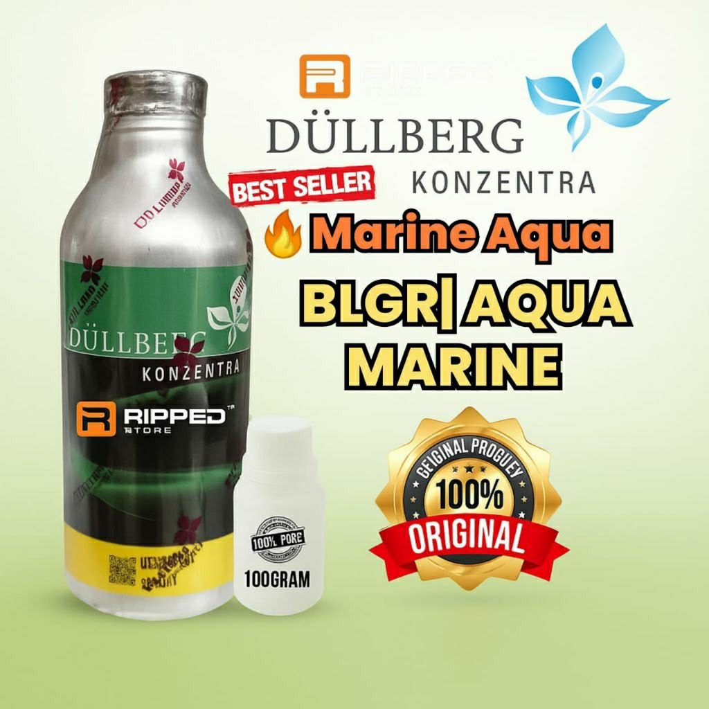 100ml Marine Aqua Bibit Parfum Murni Bul Aqua Marine By Original Dullberg