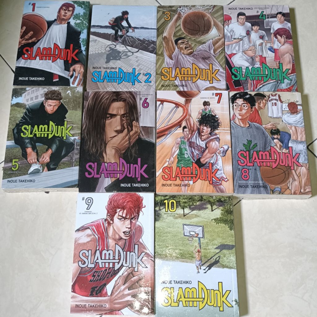 komik Slam dunk set vol 1-20 original segel