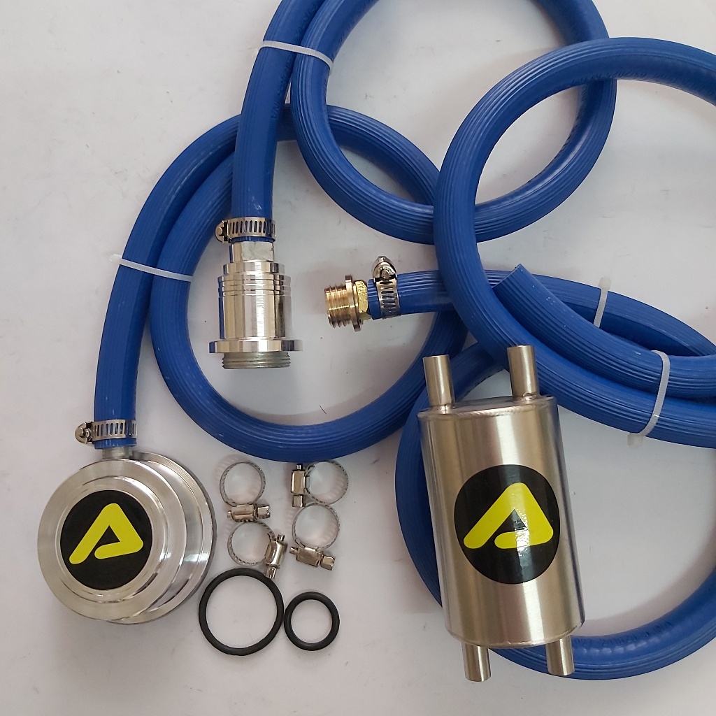 Acerbis Tabung Hawa Supra Grand Honda Win plus Tutup Keteng Baut Klep dan Oli