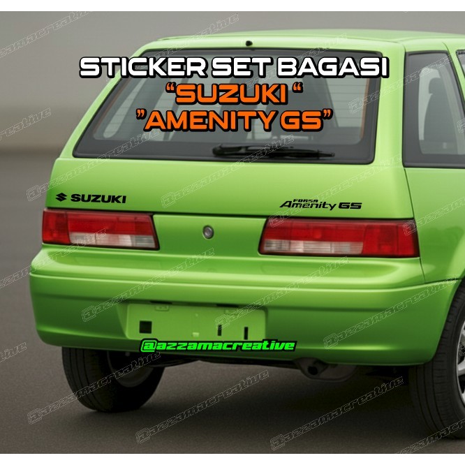 Stiker Bagasi Forsa Amenity GS Suzuki Forsa Amenity