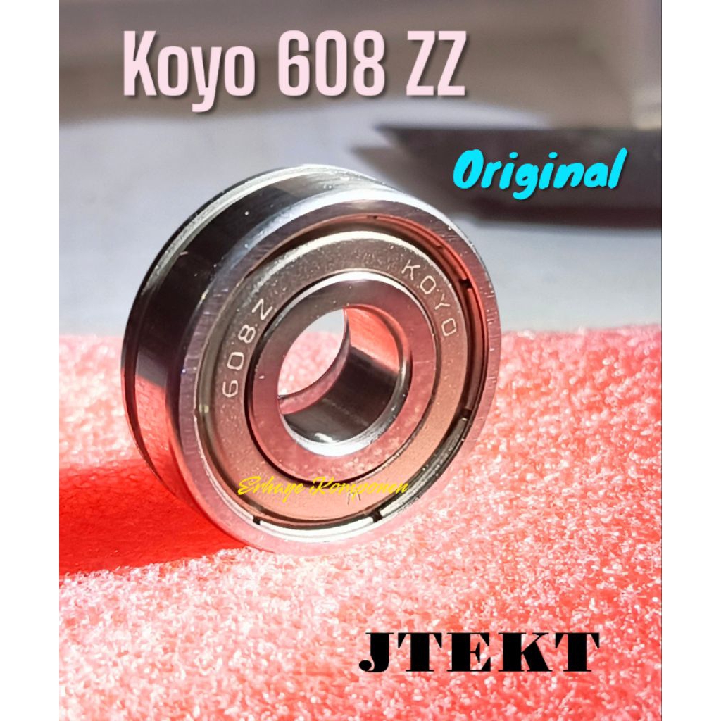Bearing KOYO 608 ZZ Original 100% KOYO 608 ZZ asli.