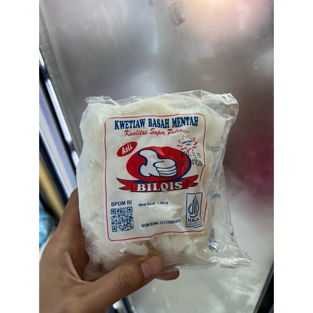 Kwetiau Basah Mentah Bilqis 400 gram