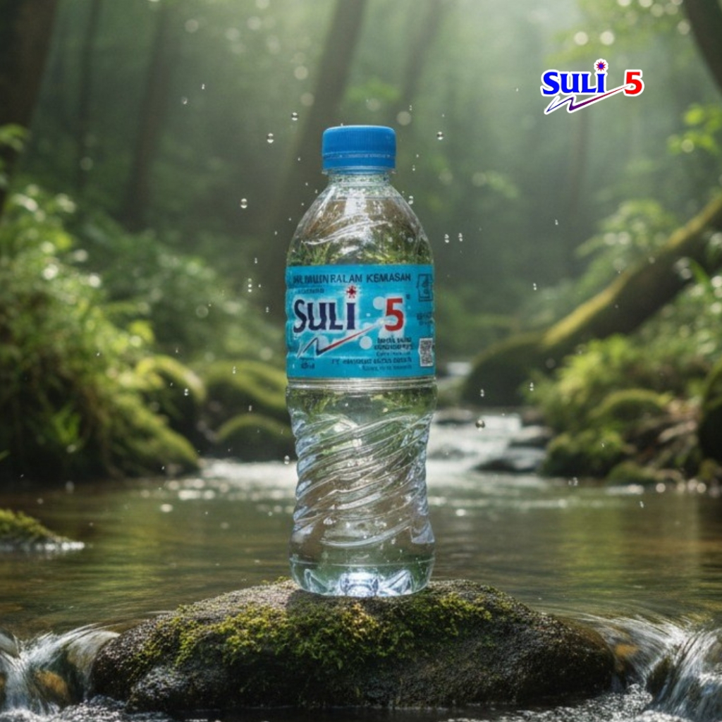 SULI 5 Air Demineral Murni 330ml (1 Karton Isi 24 Botol) | TDS 0 | Air Sehat & Murni