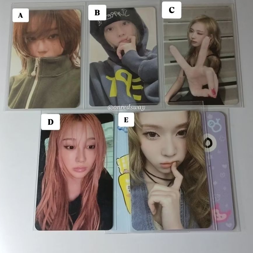 [JUAL] Photocard official aespa giselle winter sequence drama armageddon whiplash 4th lucky dram ann
