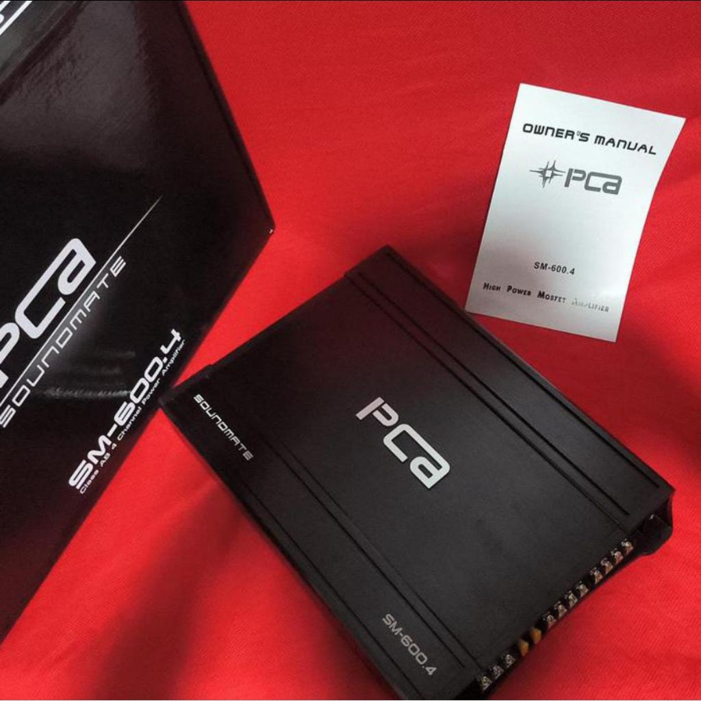 Power amplifier PCA soundmate PCA SM-600.4 - new 4channel / YA Car Audio Mobil