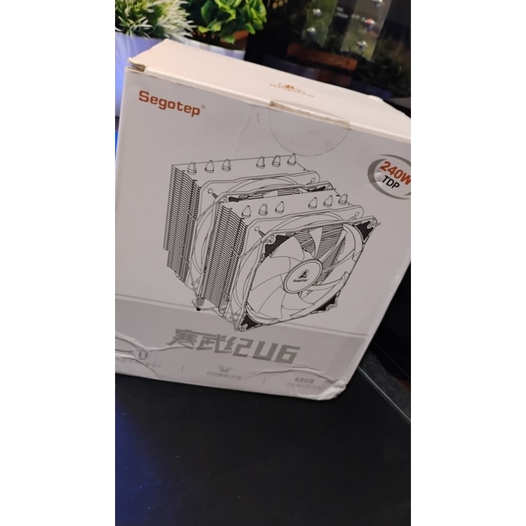 CPU cooler Segotep Cambrian U6 bekas Argb Am4 Am5 Intel