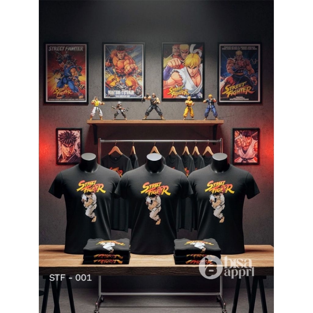 T-SHIRT KAOS STREET FIGHTER