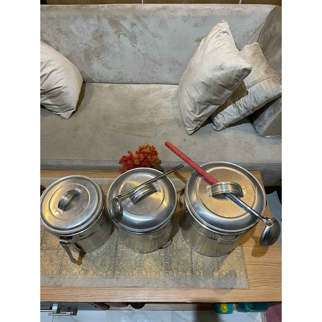 Dandang Bakso 28cm bahan aluminium tebal