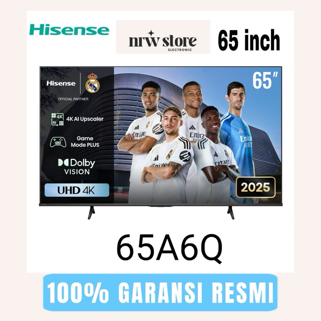 Hisense 65A6Q 4K Smart tv os Vidaa tv 65 inch 2025