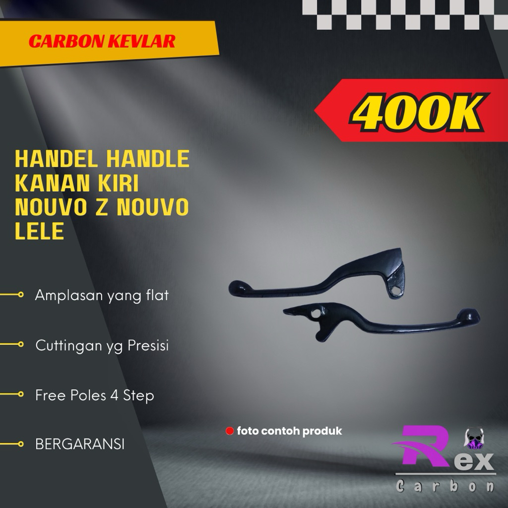 Handle Handel Kanan Kiri Nouvo Z Nouvo Lele Carbon Kevlar Karbon Fiber