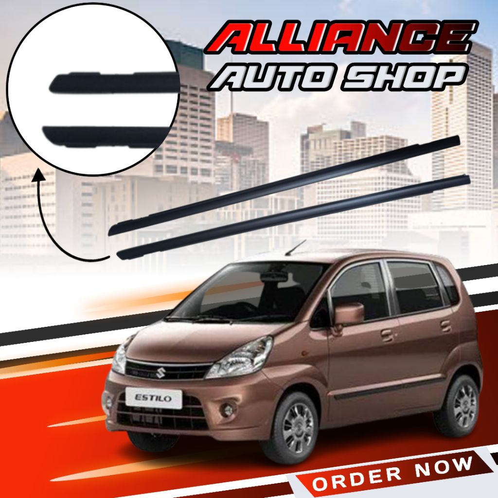 KARET PELIPIT KACA PINTU LUAR KARIMUN ESTILO HITAM