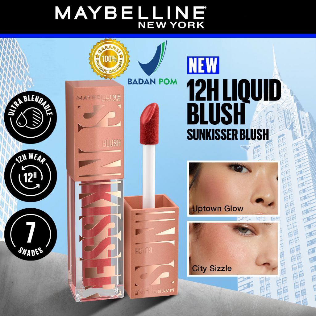Maybelline sunkisser liquid blush instant fresh cheeks glow matte blush on cair