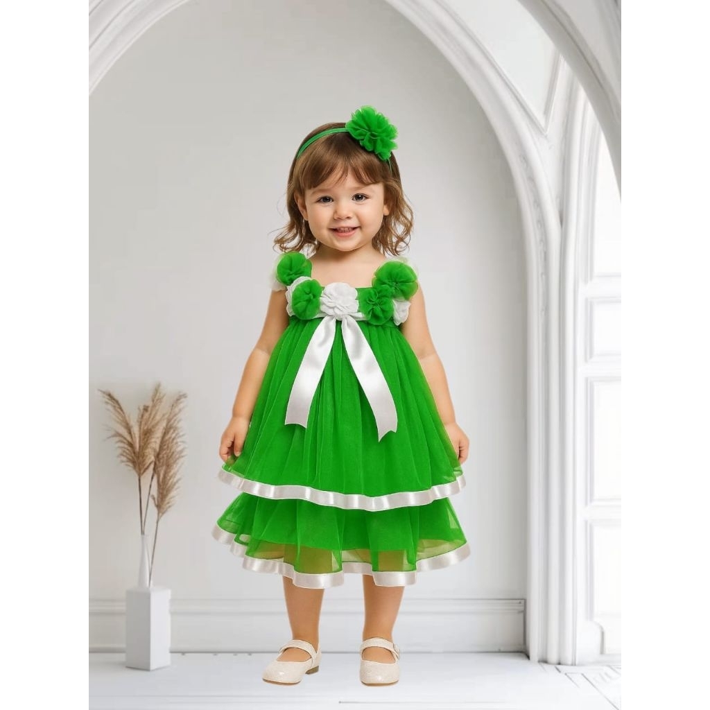 Baju anak perempuan/Dres princas natal/baju tersedia dr ukuran baby-12tahun