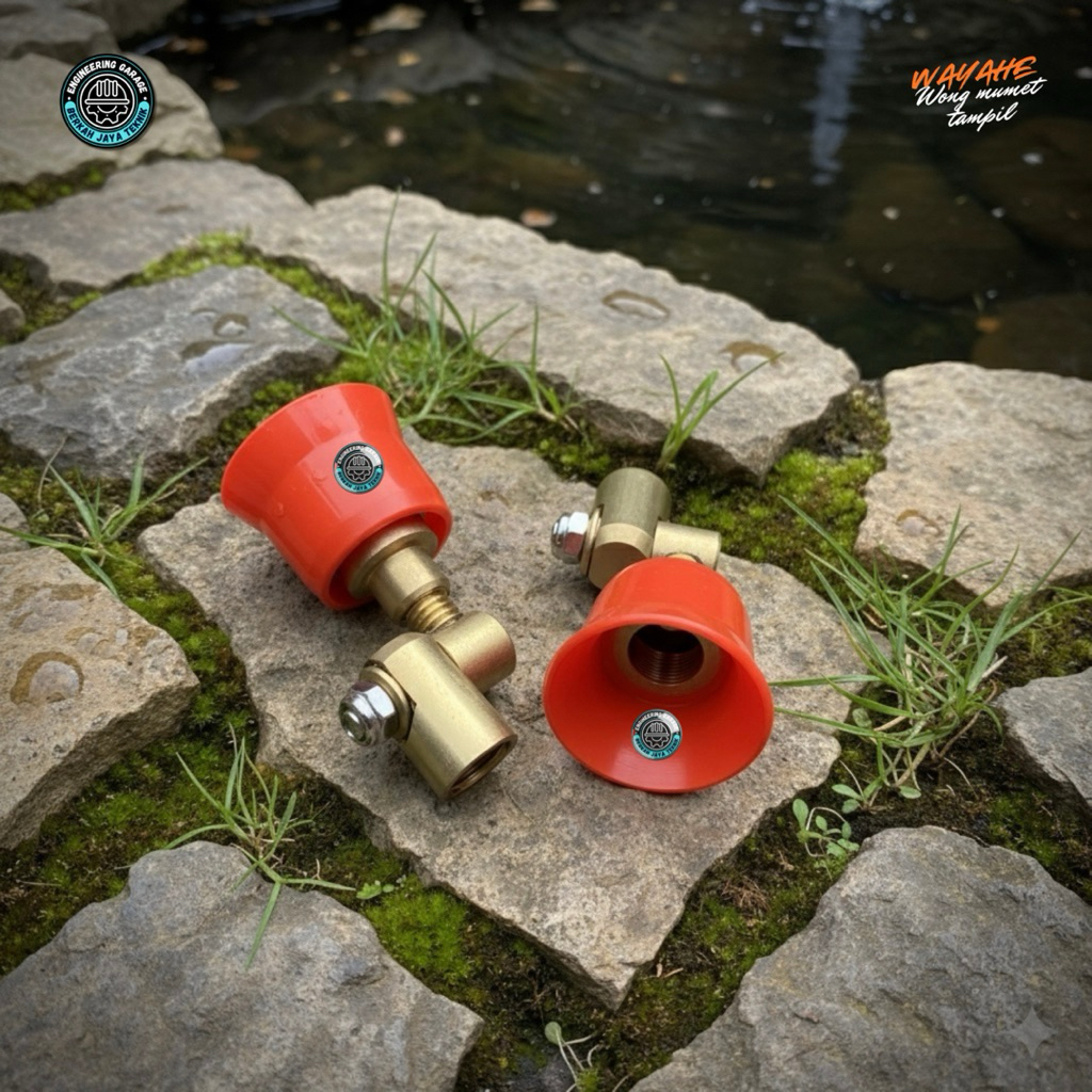 Axial Flow Cap Nozzle/Nozel Spuyer Kabut Mesin Sprayer Semprot Hama 2 Tak