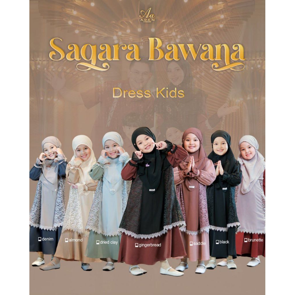 DRESS KIDS - SARIMBIT SAGARA BAWANA BY ADEN HIJAB