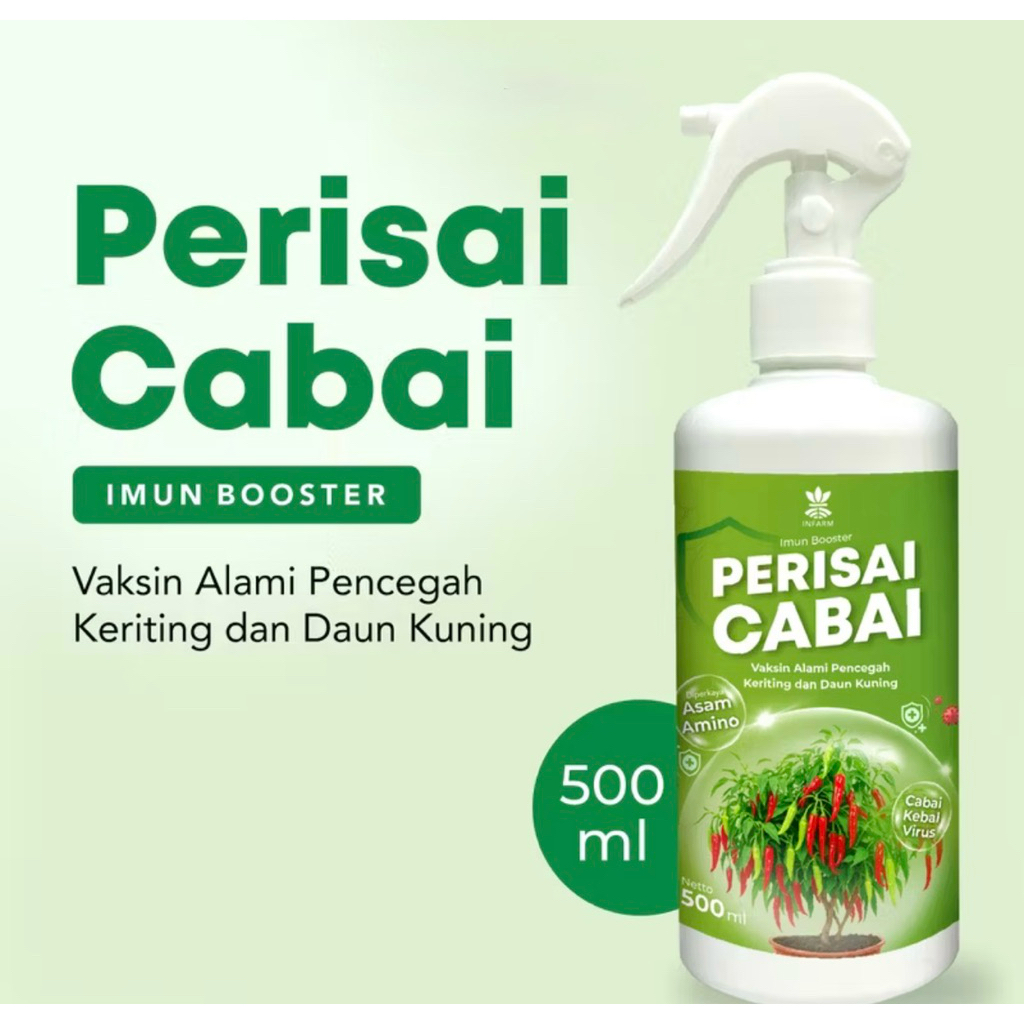 PERISAI TANAMAN CABE,OBAT DAUN KERITING TANAMAN CABAI|OBAT DAUN KUNING TANAMAN CABAI