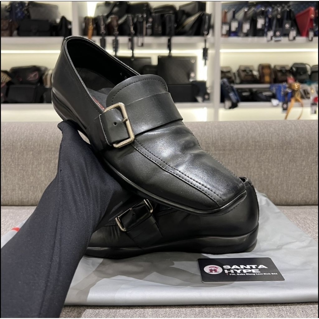 Prada Logo Loafers
