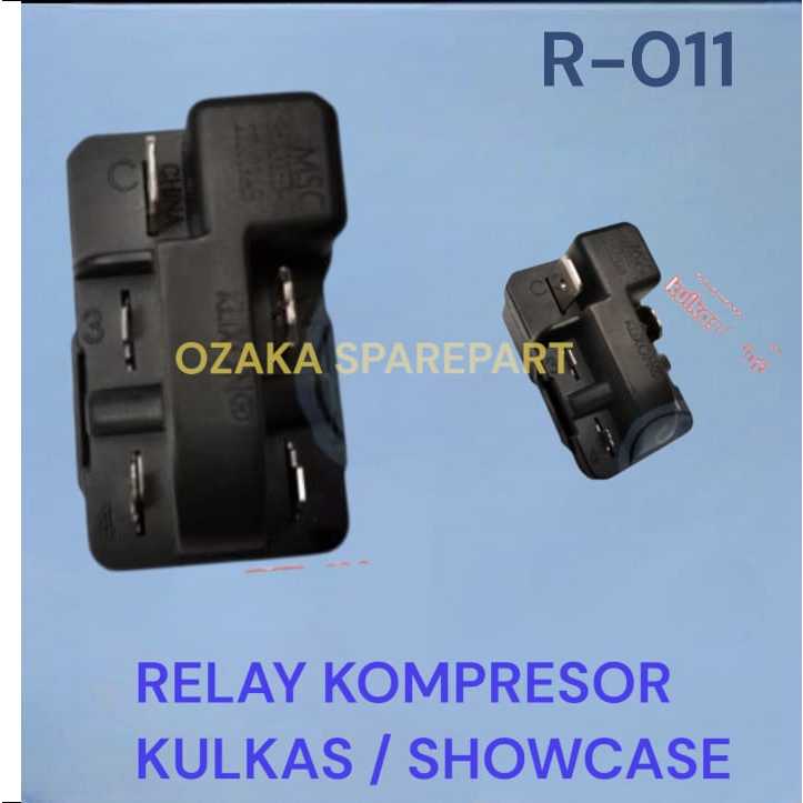 Relay kompresor kulkas / showcase R-011