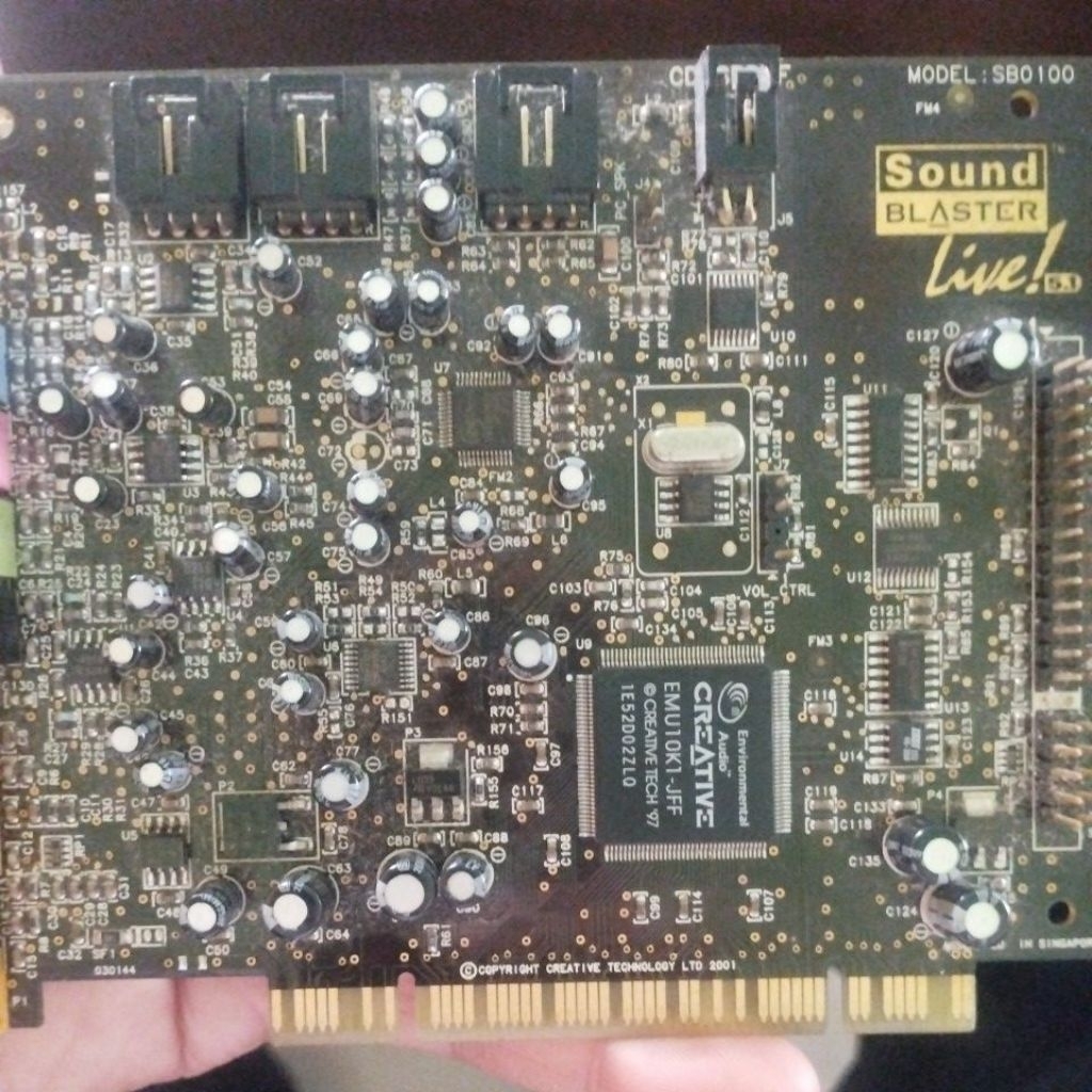 CREATIVE SOUND BLASTER LIVE  PCI SOUND CARD