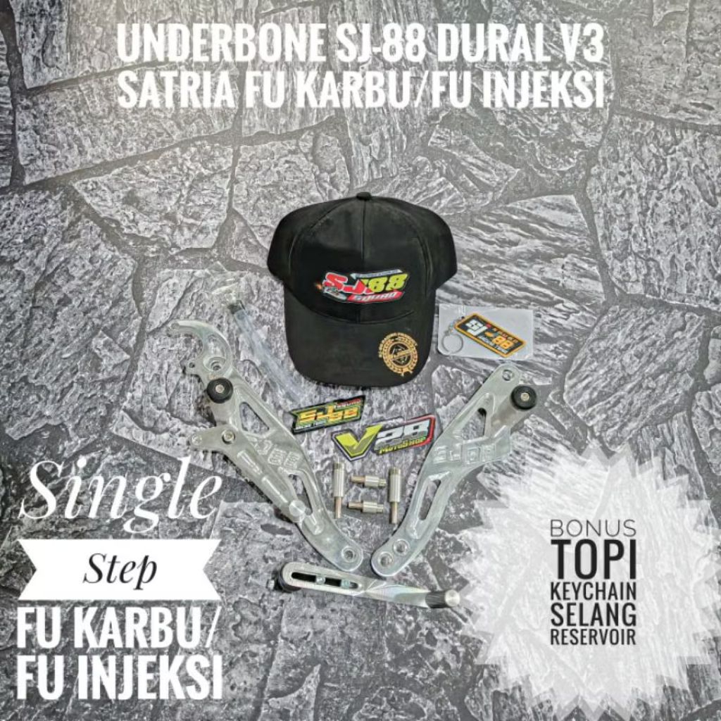 Underbone Dural SJ88 V3 Satria FU150 Karbu Carbu dan F150 Injeksi FUFi Fu Fi Underbone Custom ub cus