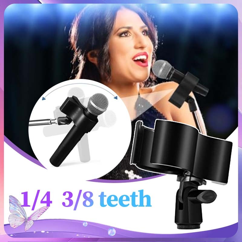 Dudukan Microphone Holder Mic Jepit Holder Mic Condenser Holder Mic Stand Jepit Mic Holder