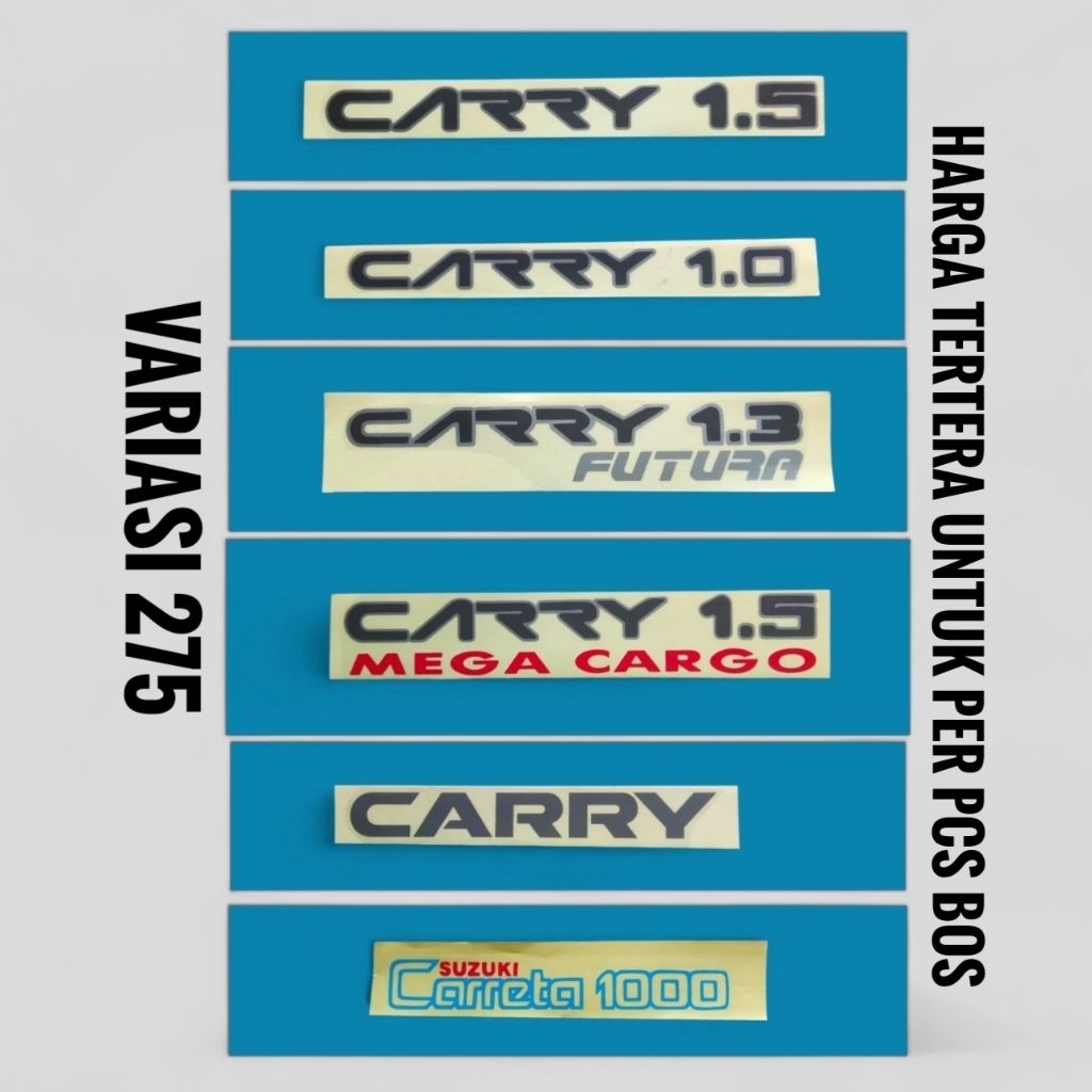 Stiker Carry / sticker carry / Tulisan carry / stiker carry 1.0 / stiker carry 1.5 / stiker carry 1.