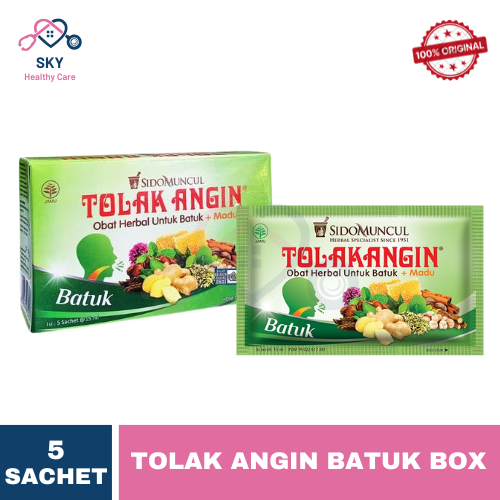Tolak Angin Batuk Isi 5 Sachet - Solusi Flu Dan Batuk