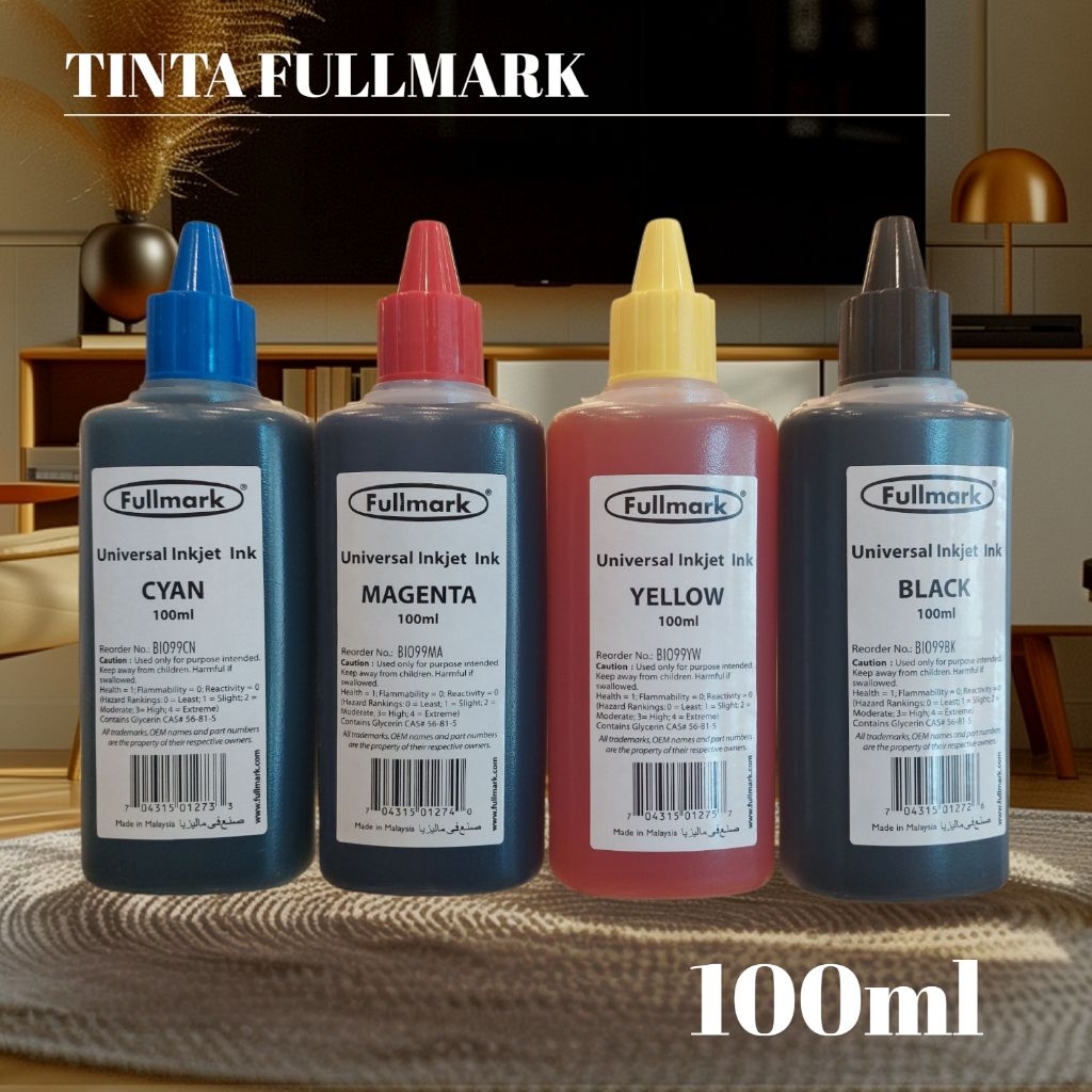 TINTA INKJET UNIVERSAL FULLMARK 100ML